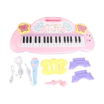 КЛАВИАТУРА С МИКРОФОНОМ ДЛЯ ДЕТСКОГО ПИАНО