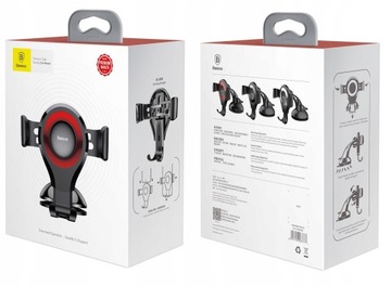 ДЕРЖАТЕЛЬ АВТОМОБИЛЬНОГО ТЕЛЕФОНА BASEUS ДЛЯ КАПИТЫ АВТОМОБИЛЯ СТАБИЛЬНАЯ ГРАВИТАЦИЯ