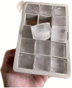 СИЛИКОНОВАЯ форма для больших кубиков льда CUBICAL Mold 3см FLEXIBLE HIT