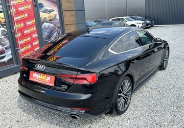 Audi A5 F5 Sportback 2.0 TFSI 252KM 2017 Audi A5 Sportback 4x4 2.0 TFSI 252 KM S-LINE BOGATY 25.000 km Warszawa 2.0, zdjęcie 4