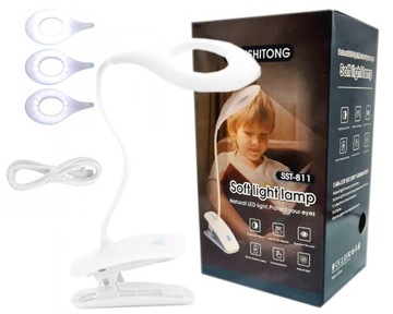 FAJNA LAMPKA KLIPS PRZYPINANA PRZENOŚNA USB+KABEL
