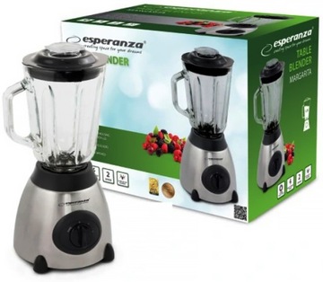 MIKSER BLENDER KIELICHOWY STOJĄCY INOX 350W 1,5L