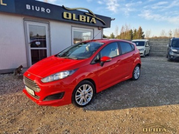 Ford Fiesta VII Hatchback 3d Facelifting 1.0 EcoBoost 100KM 2014 Ford Fiesta Pakiet zewnetrzny ST-line, Nawigacja Super utrzymana Benzyna