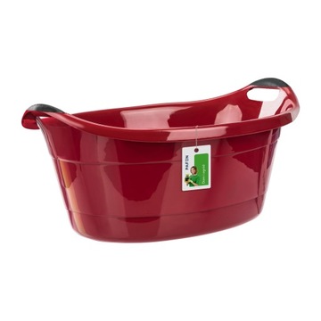 Miska 40L na pranie owalna 71cm czerwona