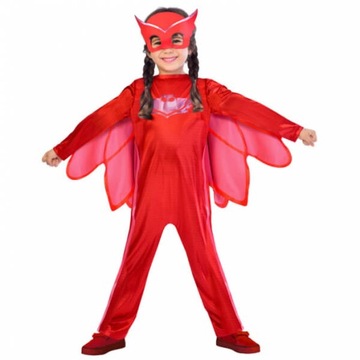 Amscan kostium SUPERHEROES dla dziewczynki r. 104 czerwony/ różowy