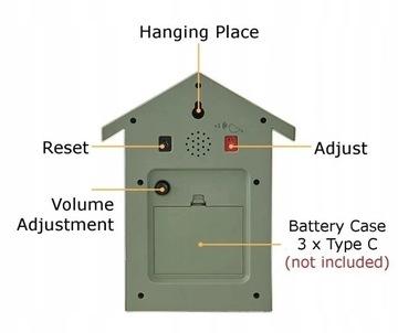 Настенные часы в современном стиле с кукушкой