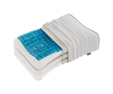 Żelowa Ergonomiczna Regulowana Poduszka Technogel 40x66cm