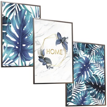 ZESTAW 50x40 RAMKA PLAKAT OBRAZ MONSTERA NATURA