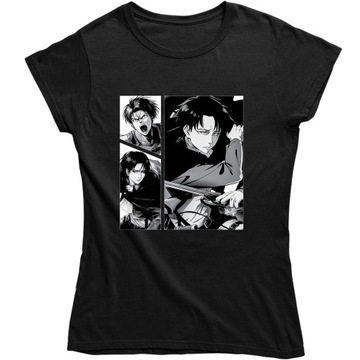 KOSZULKA T-SHIRT LEVI ATTACK ON TITAN ATAK TYTANOW