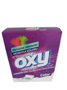 Chusteczki do prania Oxy 25 szt.