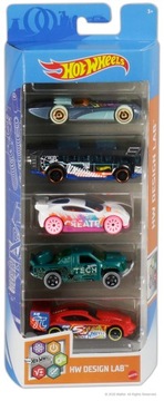 1806 Hot Wheels Pięciopak 5szt samochód auto GTN34