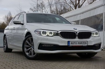 BMW Seria 5 G30-G31 Touring 520d 190KM 2018 BMW Seria 5 2.0 Diesel 190 KM, 4x4, Navi, Kamera, Polskora, LED, GWARANCJA