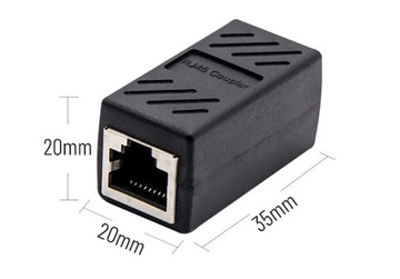 РАЗЪЕМ KEYSTONE РАЗЪЕМ RJ45-RJ45 LAN ETHERNET CAT.6 РАСШИРЕНИЕ