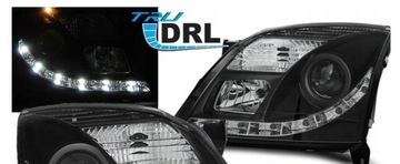 SVĚTLOMET OPEL VECTRA C 02-05 BLACK DRL XENON D2S