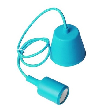 Lampa sufitowa SILIKONOWA WISZĄCA Oprawa dekoracyjna żarówki E27 OPRAWKA