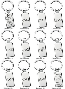 Элегантный брелок для ключей с персонализацией 03