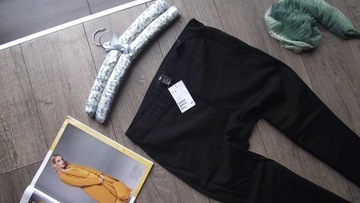 H&M klasyczne spodnie rozciągliwe rurki 40