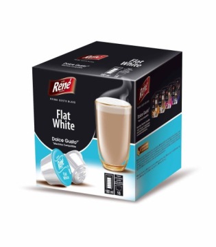 Капсулы для DOLCE GUSTO Rene FLAT WHITE 16