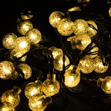 Гирлянда на солнечных батареях 60 LED 10 м цепь