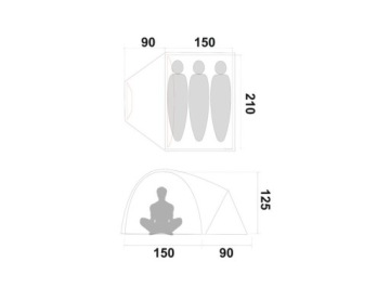 Палатка Fjord Nansen Andy III YR