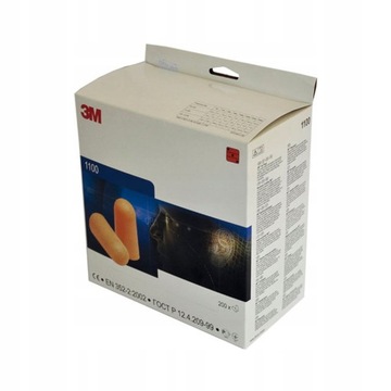 3M Zatyczki ochronne x 200 par do uszu 1100