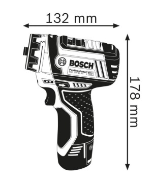 Отвертка-дрель BOSCH GSR 12V-15 FC с аккумулятором 30 Нм