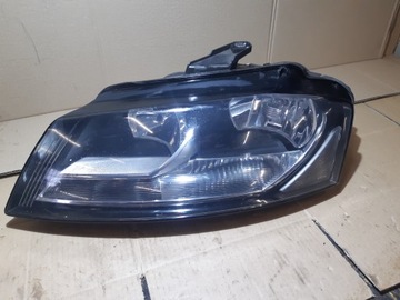 AUDI A3 8P LIFT LAMPA LEWA PRZEDNIA LEWY PRZÓD 8P0941003AK