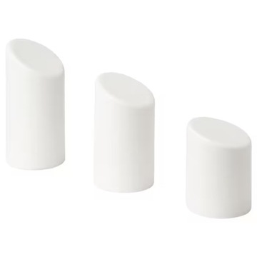 IKEA świeca bryłowa ADELLOVSKOG biały LED 3szt