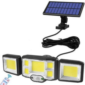Lampa uliczna 576 W 6000 lm zasilanie solarne