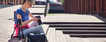 Штатив Camrock CP-510 для фотоаппаратов и телефонов, макс. 2,5 кг + футляр