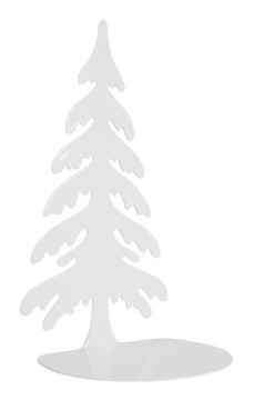 CHOINKA z metalu OZDOBA ŚWIĄTECZNA dekoracja 30cm biała