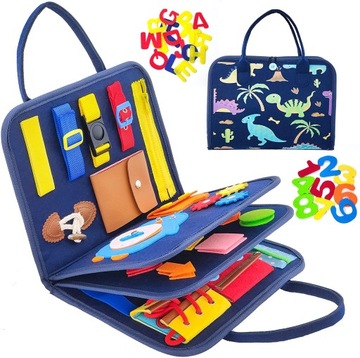 tablica manipulacyjna montessori xxl busy board dla małych dzieci od 1+ lat