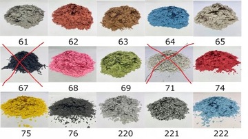 Декоративная крошка в виде хлопьев для красок на основе смол для пола.