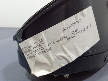 PEUGEOT 607 3.0 V6 PŘÍSTROJOVÁ DESKA BUDÍKY EU 9649677280