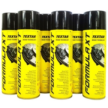 TEXTAR BRAKE CLEANER zmywacz hamulców 500ml x6szt.