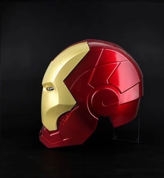 MASKA KASK IRON MAN ŚWIECĄCA OTWIERANA LED COSPLAY