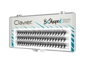 Пучки ресниц CLAVIER BeShaped 8 мм – B-завиток