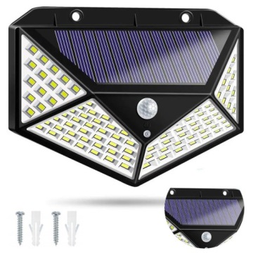 LAMPA SOLARNA Z CZUJNIKIEM RUCHU ZMIERZCHU 100LED