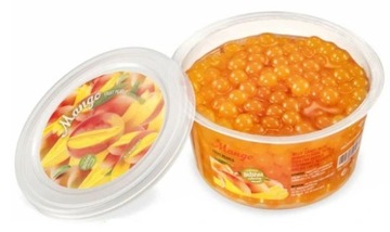 Bubble Tea лопающиеся фруктовые шарики, молекулярная икра, лопающаяся боба | манго