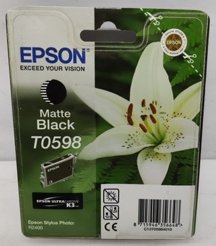 Tusz Epson T0598 Matte Black C13T05984010 05.2012