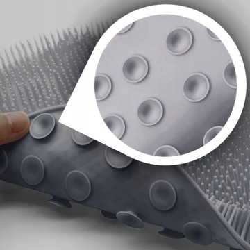 КОВРИК ДЛЯ МЫТЬЯ НОГ СИЛИКОНОВАЯ ШАЙБА МАССАЖЕР ДЛЯ ВАННЫ ДУШ