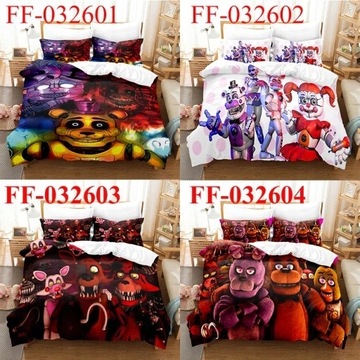 KOMPLET POŚCIELI POSZEWKA MIKROFIBRA 160x200 FNAF