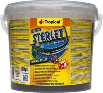 TROPICAL Food For Sterled 5л Корм ​​для осетровых рыб