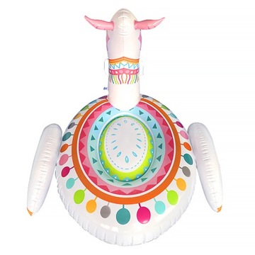 НАДУВАННЫЙ ПЛЯЖНЫЙ МАТРАС ДЛЯ КУПАНИЯ АЛЬПАКА 110х100 СМ