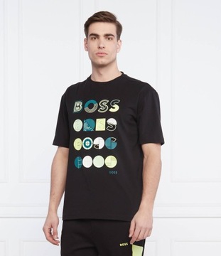 BOSS GREEN t-shirt | Regular Fit czarny