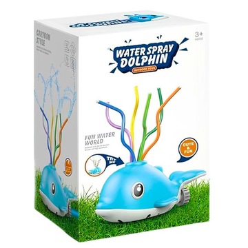 Садовая игрушка-разбрызгиватель для детей, шланг для разбрызгивания дельфина на лето