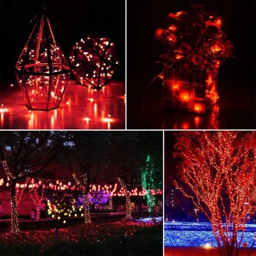 100 Led 10M Солнечные садовые фонари Лампа