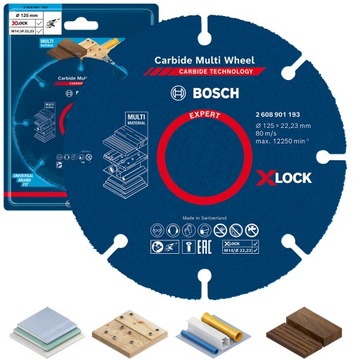 Tarcza tnąca Carbide Multi Wheel 125mm uniwersalna BOSCH EXPERT