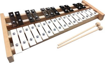 MAT MAX DZWONKI CHROMATYCZNE 27 TON CYMBAŁKI + PAŁKI