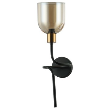 Italux Servio WL-66892-1A-BK-AMB Kinkiet